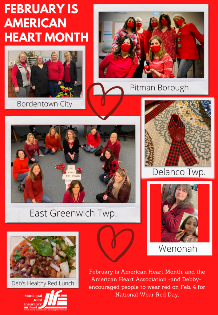 JIF Members Recognize Nat'l Wear Red Day