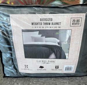 Wellness prizes from West Deptford weighted blanket